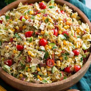 Summery Chicken Pasta Salad