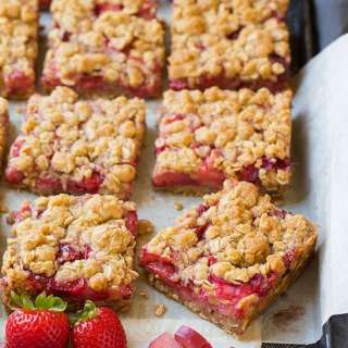 Strawberry Rhubarb Bars