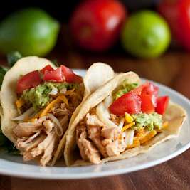 Chicken Tacos (Cafe Rio Shredded Chicken Copycat Recipe)
