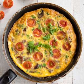 Healthy English Breakfast Frittata