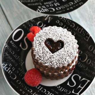 Chocolate Linzer Cookies