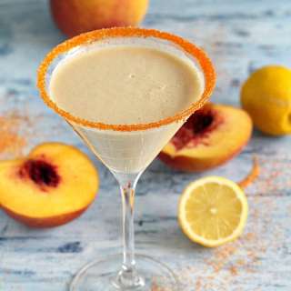 Peaches and Cream Martini