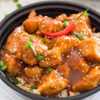 Spicy Bourbon Chicken