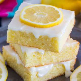 One Bowl Lemon Brownies