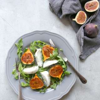Italian fig and mozzarella salad