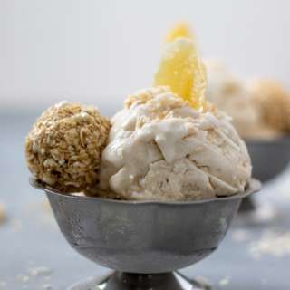 Double Coconut and Ginger Ice Cream