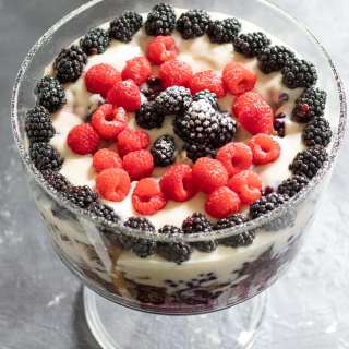 Vegan Trifle With Baked French Toast