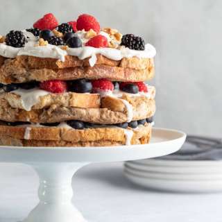 Vegan French Toast Breakfast Cake