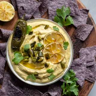 Roasted Lime Jalapeno Hummus