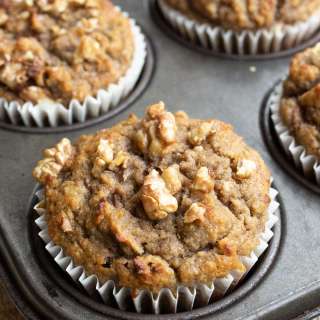 EASY Coconut Flour Banana Muffins
