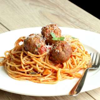 Italian Spaghetti with Meatballs