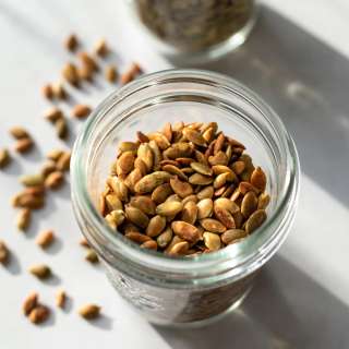 Easy Tamari Pumpkin Seeds
