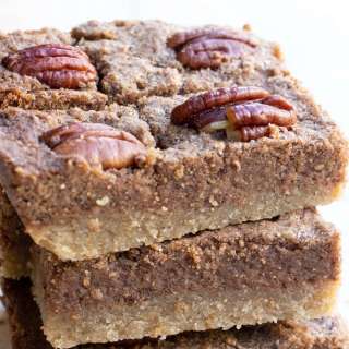 Keto Pecan Pie Bars