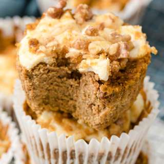 Keto Pumpkin Cream Cheese Muffins