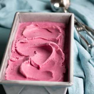 Vegan Cranberry Oat Gelato