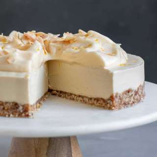 Meyer Lemon Vegan Cheesecake