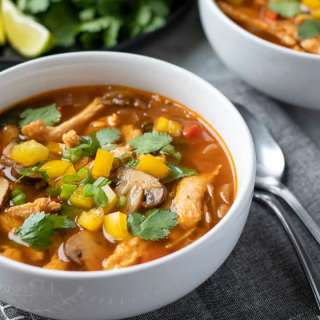 Spicy Thai Soup With Soy Curls