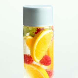 Orange and Raspberry Fruit Water