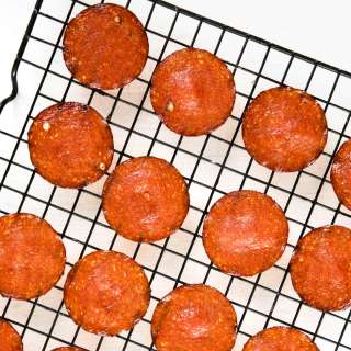 Crispy Pepperoni Chips
