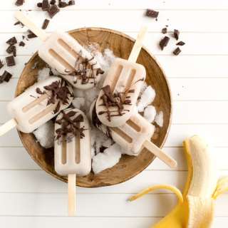 Vegan Banana Popsicles