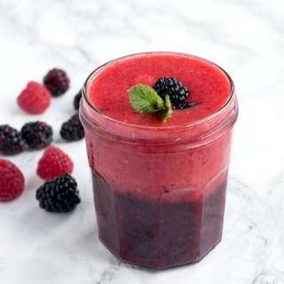 Frozen Double Berry Smoothie