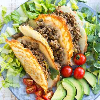 Crispy Keto Taco Shells
