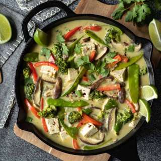 Green Curry Tofu With Vegetables