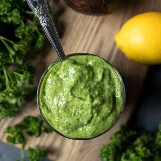 Avocado Green Goddess Dressing (Oil-Free)