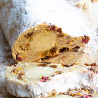 Low Carb Stollen - Keto Christmas Fruit Cake
