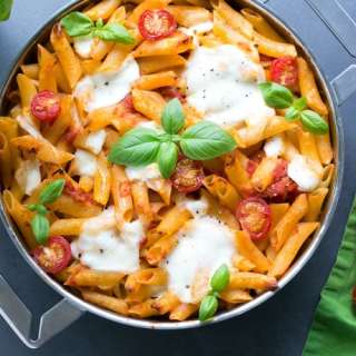 Caprese Pasta Bake
