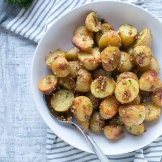 Truffle Pesto Roasted Potatoes