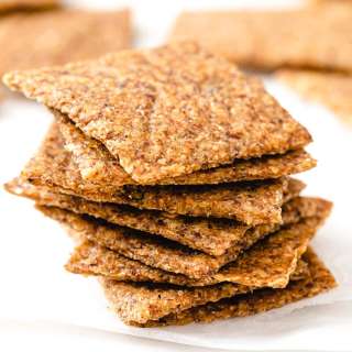 Keto Flaxseed Crackers
