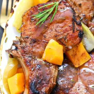 Instant Pot Cinnamon Apple Pork Chops