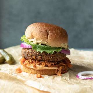 Homemade Air Fryer Veggie Burgers