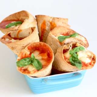 Tortilla Pizza Cones