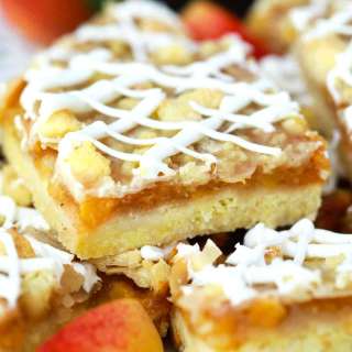 Peach Crumb Bars
