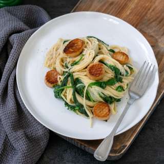 Vegan Scallops Pasta