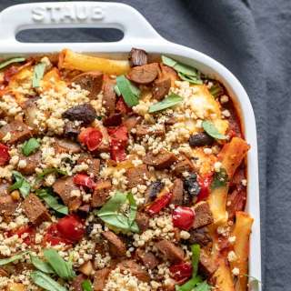 Vegan Baked Ziti With Vegetables