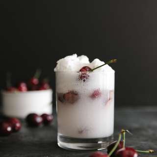 Spiked Coconut Cherry Float