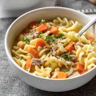 Vegan "Chicken" Noodle Soup