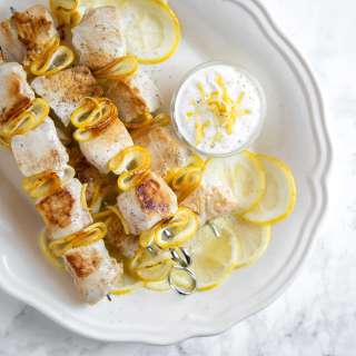 Lemon Chicken Skewers - 5 Ingredients!