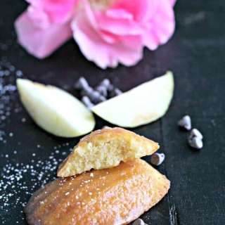 Salted Caramel Apple Madeleines