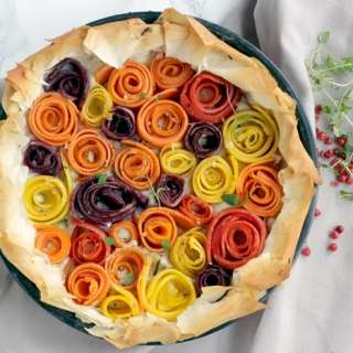 Maple-glazed Carrot Tart