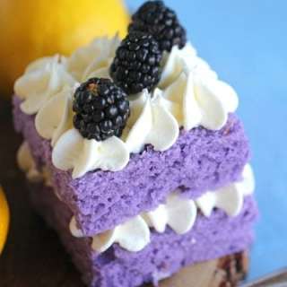 Purple Cake With Lemon Buttercream