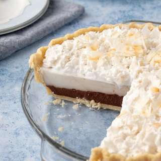 Vegan Chocolate Haupia Pie