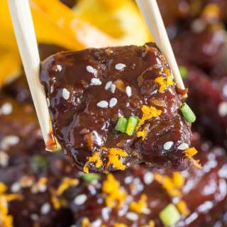 Sticky Orange Beef