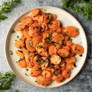 Sauteed Carrots With Carrot Greens or Parsley