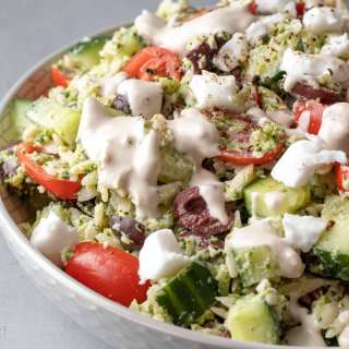 Vegan Orzo Salad