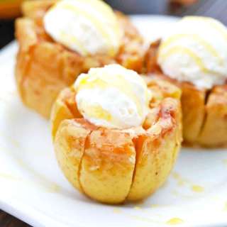Air Fryer Apple Blooms
