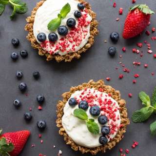 Berry and Mascarpone Granola Tarts